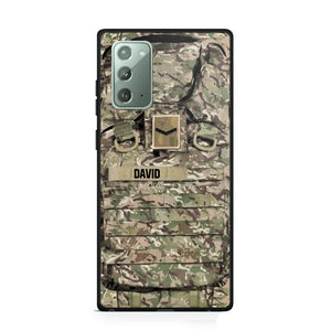 Personalized British Veterans/Soldier Camo Phone Case Printed 22OCT-DT07