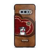 Personalized Dog Lover Caro Color Phone Case Printed 22OCT-MA10