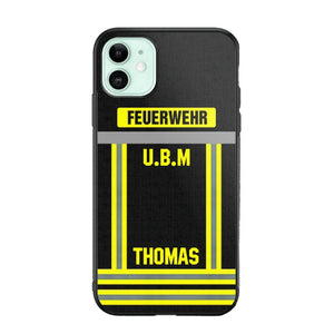 Personalized German Firefighter Phone Case Printed 22OCT-DT10