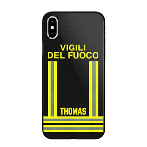 Personalized Italian Firefighter Phone Case Printed 22OCT-DT10