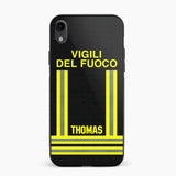 Personalized Italian Firefighter Phone Case Printed 22OCT-DT10