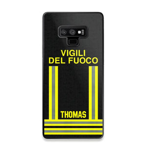 Personalized Italian Firefighter Phone Case Printed 22OCT-DT10