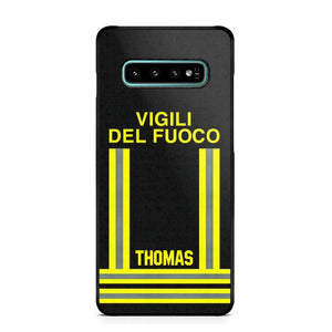 Personalized Italian Firefighter Phone Case Printed 22OCT-DT10