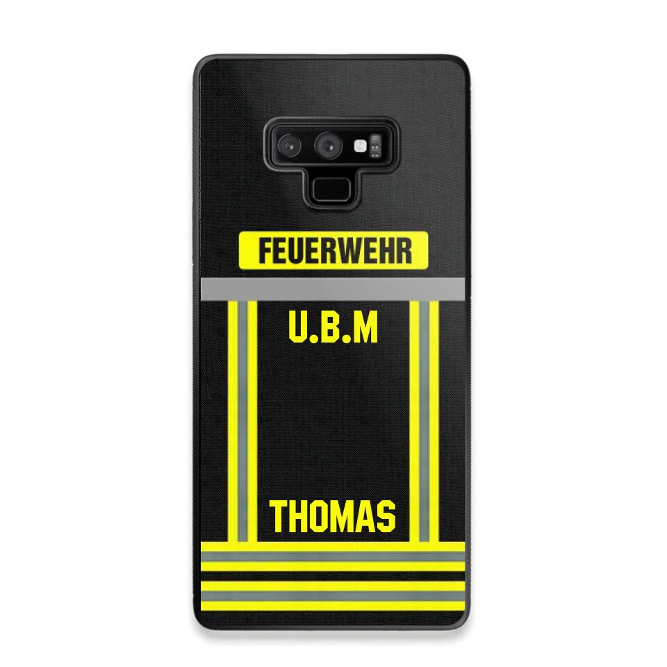 Personalized German Firefighter Phone Case Printed 22OCT-DT10