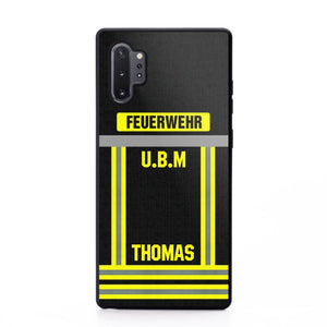 Personalized German Firefighter Phone Case Printed 22OCT-DT10