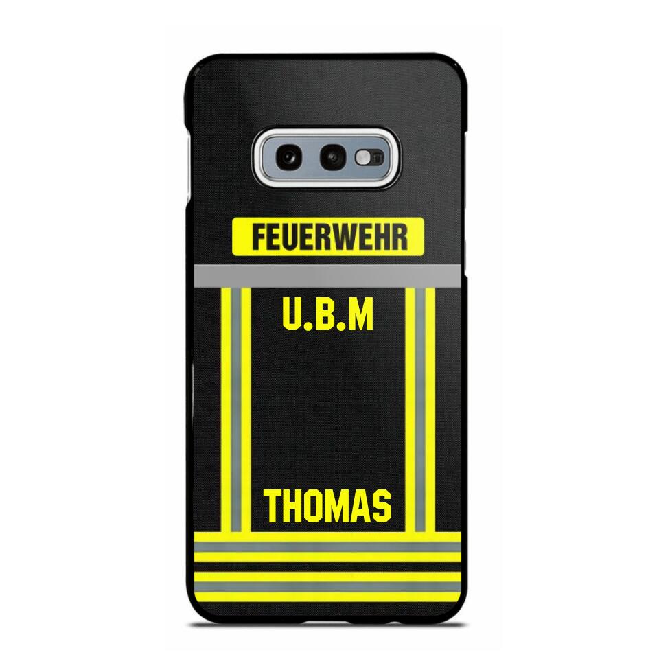 Personalized German Firefighter Phone Case Printed 22OCT-DT10