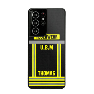 Personalized German Firefighter Phone Case Printed 22OCT-DT10