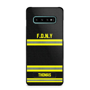 Personalized US Firefighter Phone Case Printed 22OCT-DT10