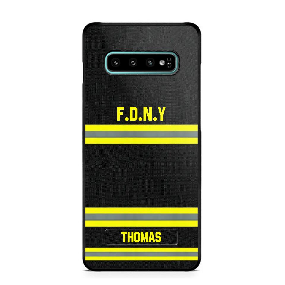 Personalized US Firefighter Phone Case Printed 22OCT-DT10