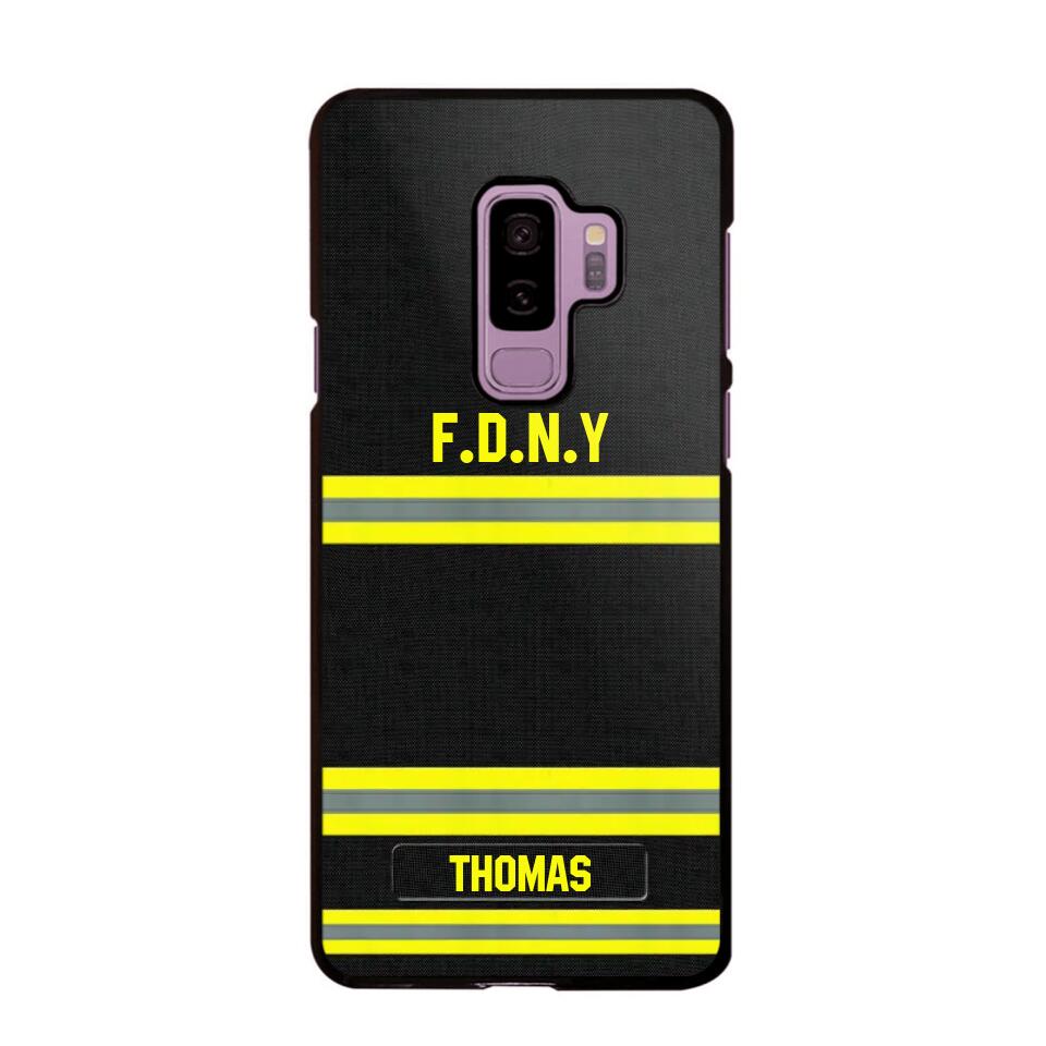 Personalized US Firefighter Phone Case Printed 22OCT-DT10