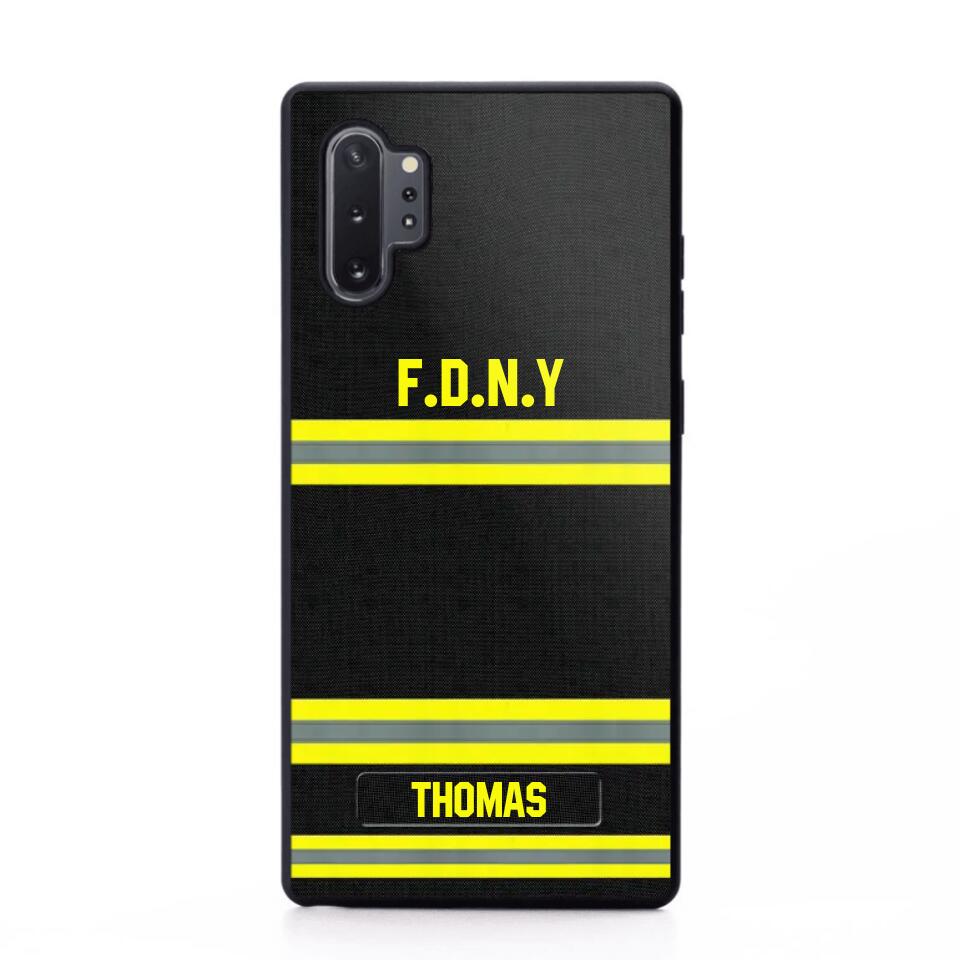 Personalized US Firefighter Phone Case Printed 22OCT-DT10