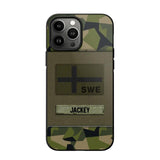 Personalized Swedish Veterans/Soldier Camo Phone Case Printed 22OCT-HY11