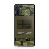 Personalized Swedish Veterans/Soldier Camo Phone Case Printed 22OCT-HY11