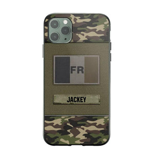 Personalized French Veterans/Soldier Camo Phone Case Printed 22OCT-HY11