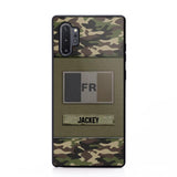 Personalized French Veterans/Soldier Camo Phone Case Printed 22OCT-HY11