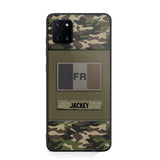 Personalized French Veterans/Soldier Camo Phone Case Printed 22OCT-HY11