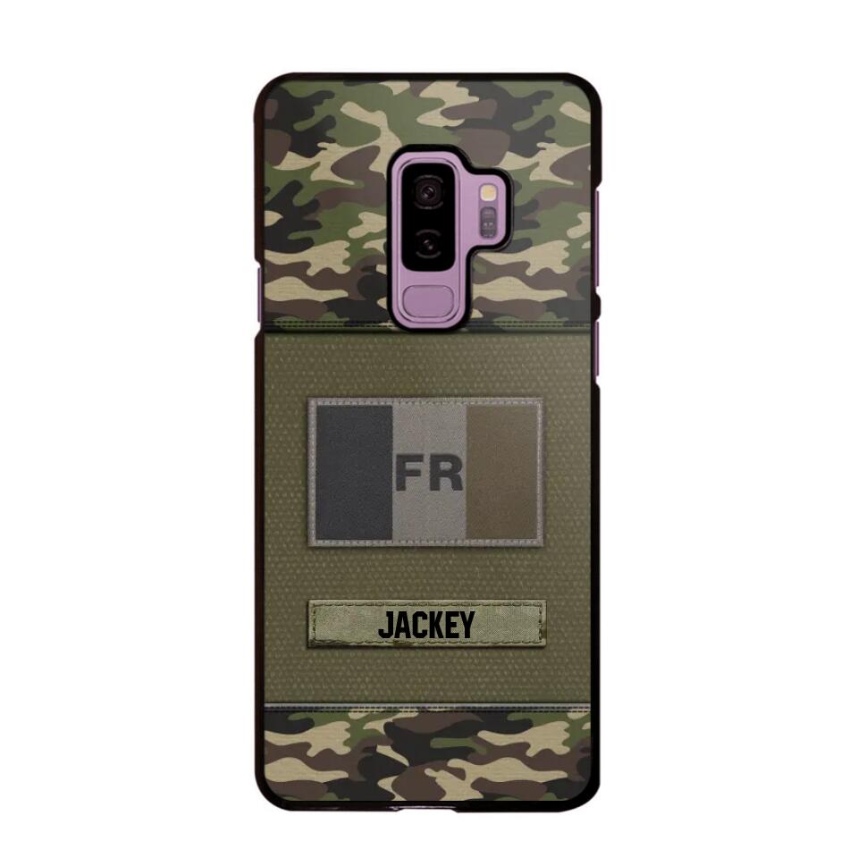 Personalized French Veterans/Soldier Camo Phone Case Printed 22OCT-HY11