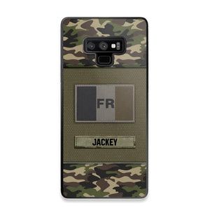 Personalized French Veterans/Soldier Camo Phone Case Printed 22OCT-HY11