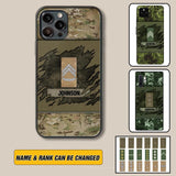 Personalized Danish Veterans/Soldier Phone Case Printed 22OCT-HY11