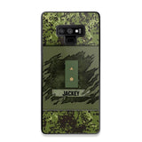 Personalized Danish Veterans/Soldier Phone Case Printed 22OCT-HY11