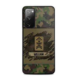 Personalized Swiss Veterans/Soldier Phone Case Printed 22OCT-HY11