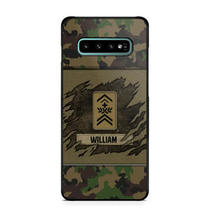 Personalized Swiss Veterans/Soldier Phone Case Printed 22OCT-HY11