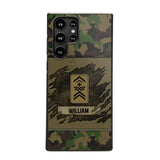 Personalized Swiss Veterans/Soldier Phone Case Printed 22OCT-HY11