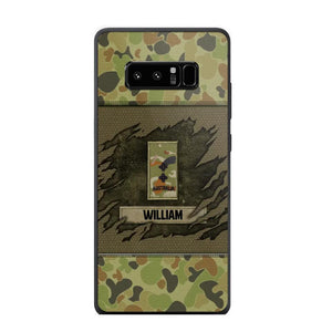 Personalized Australian Veterans/Soldier Phone Case Printed 22OCT-HY11