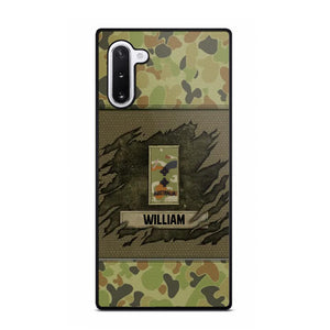 Personalized Australian Veterans/Soldier Phone Case Printed 22OCT-HY11