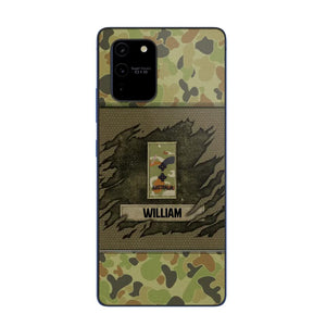 Personalized Australian Veterans/Soldier Phone Case Printed 22OCT-HY11