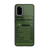 Personalized Canadian Veteran Nutrition Facts Phonecase 3D Printed QTDT1210