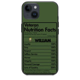 Personalized Canadian Veteran Nutrition Facts Phonecase 3D Printed QTDT1210