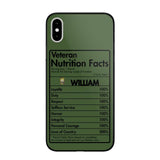 Personalized Canadian Veteran Nutrition Facts Phonecase 3D Printed QTDT1210