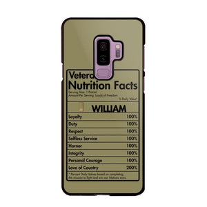 Personalized Italian Veteran Nutrition Facts Phonecase 3D Printed QTDT1210