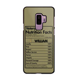 Personalized Italian Veteran Nutrition Facts Phonecase 3D Printed QTDT1210