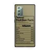 Personalized Italian Veteran Nutrition Facts Phonecase 3D Printed QTDT1210