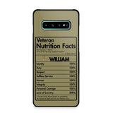 Personalized Italian Veteran Nutrition Facts Phonecase 3D Printed QTDT1210