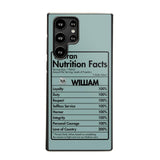 Personalized US Veteran Nutrition Facts Phonecase 3D Printed QTDT1210