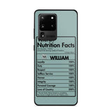 Personalized US Veteran Nutrition Facts Phonecase 3D Printed QTDT1210