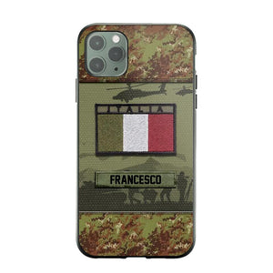 Personalized Italian Veterans/Soldier Camo Phone Case Printed 22OCT-HQ14