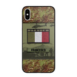 Personalized Italian Veterans/Soldier Camo Phone Case Printed 22OCT-HQ14