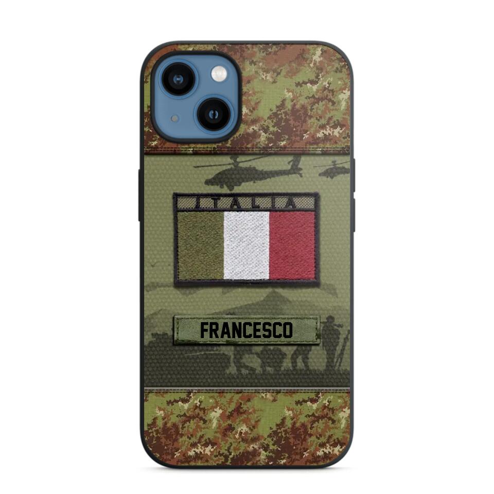 Personalized Italian Veterans/Soldier Camo Phone Case Printed 22OCT-HQ14