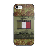 Personalized Italian Veterans/Soldier Camo Phone Case Printed 22OCT-HQ14