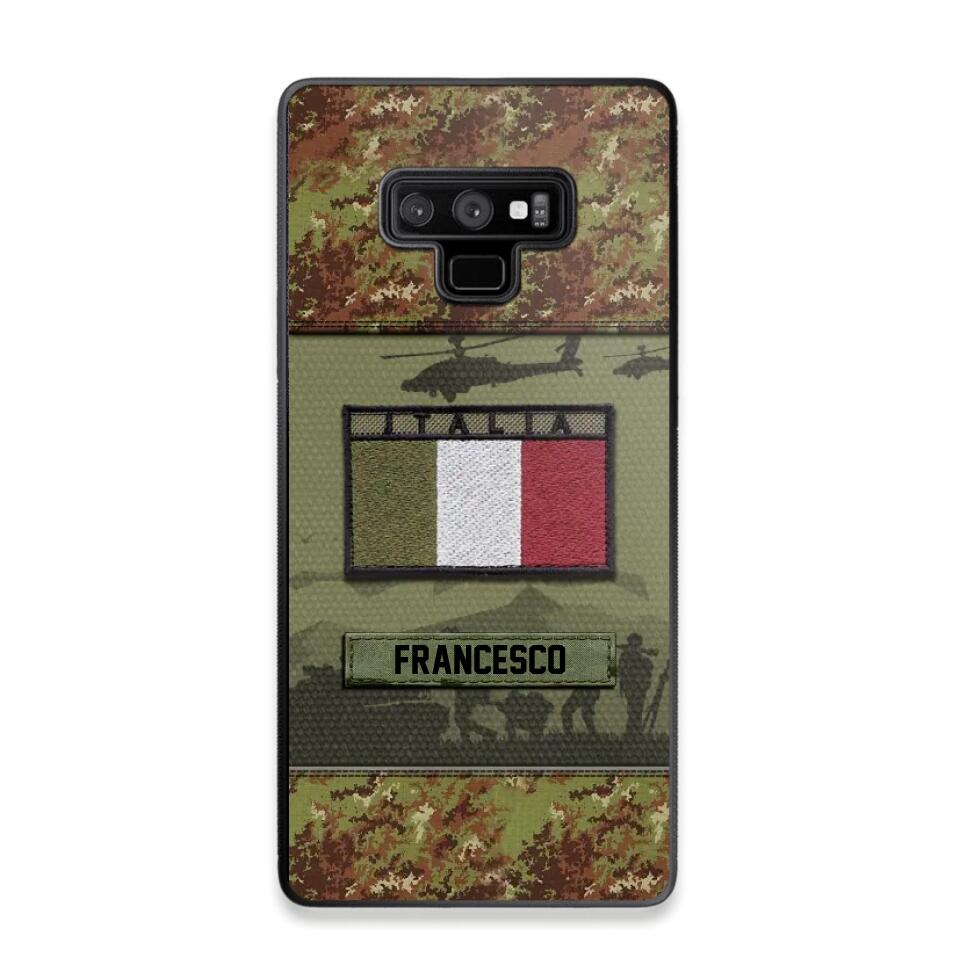 Personalized Italian Veterans/Soldier Camo Phone Case Printed 22OCT-HQ14