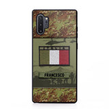 Personalized Italian Veterans/Soldier Camo Phone Case Printed 22OCT-HQ14