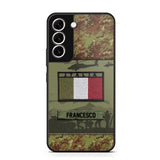 Personalized Italian Veterans/Soldier Camo Phone Case Printed 22OCT-HQ14