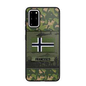 Personalized Norwegian Veterans/Soldier Camo Phone Case Printed 22OCT-HQ14