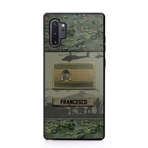 Personalized Spanish Veterans/Soldier Camo Phone Case Printed 22OCT-HQ14