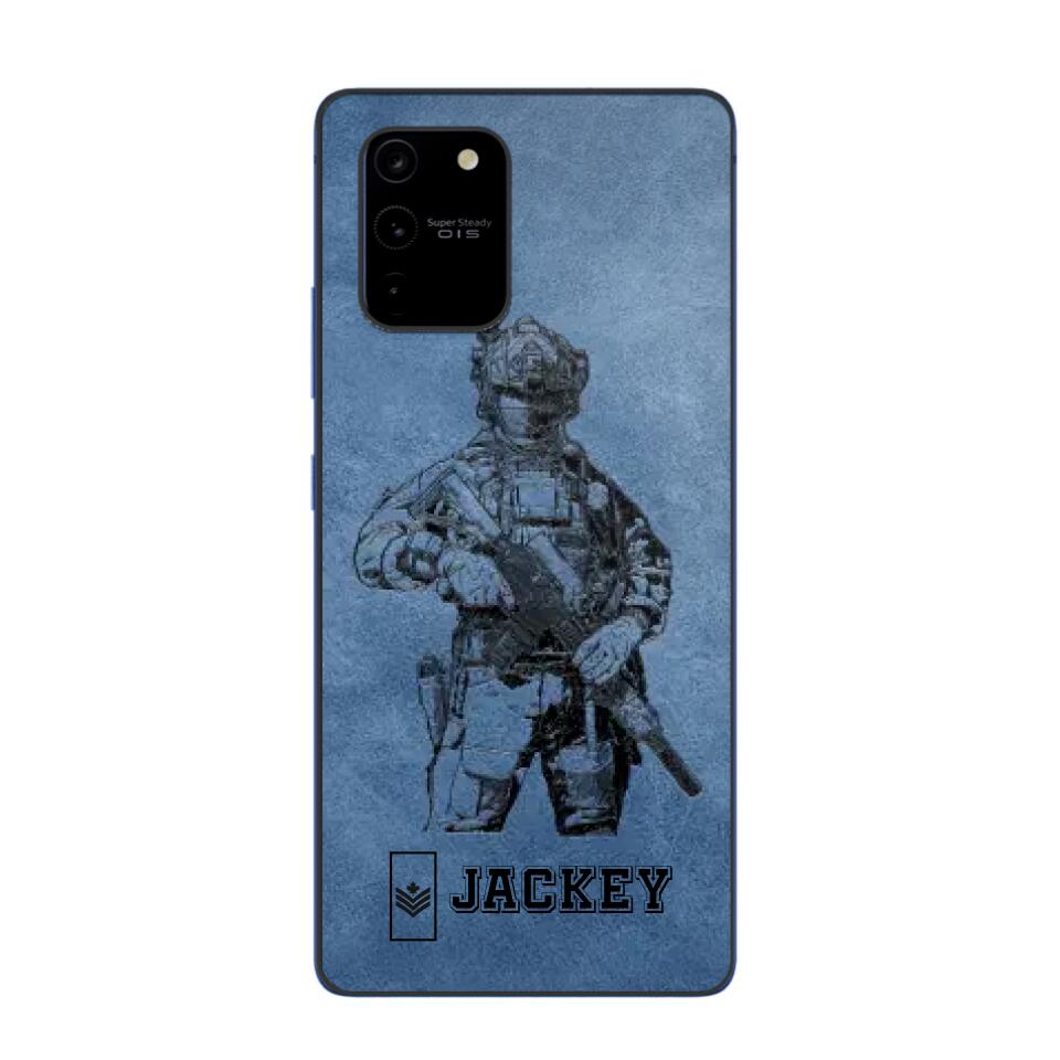 Personalized Canadian Veteran/Soldier Phonecase 3D Printed 22OCT-HQ14