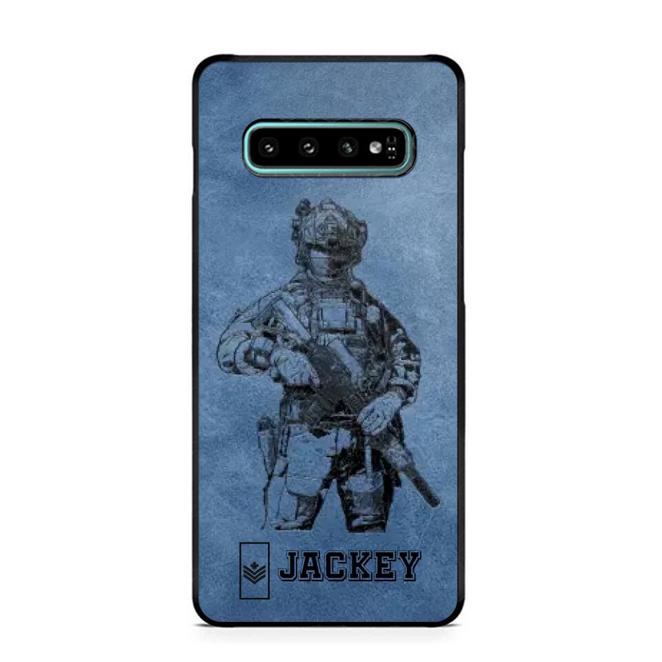 Personalized Canadian Veteran/Soldier Phonecase 3D Printed 22OCT-HQ14